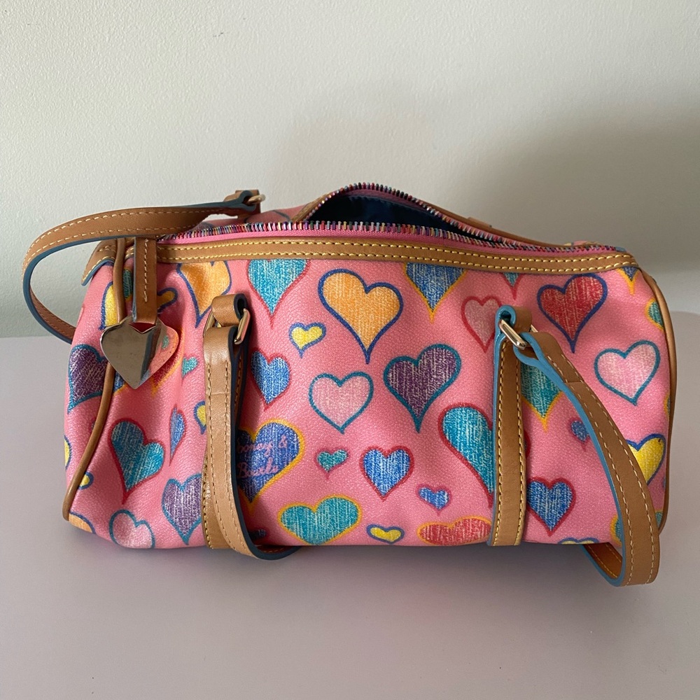 Dooney & Bourke Colorful Heart Patterned Women's Bag